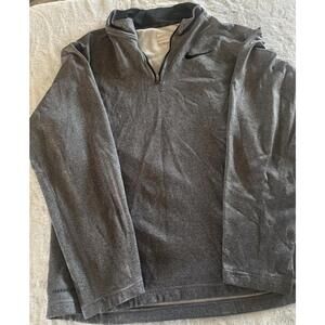 Nike Therma-FIT XL Gray Full Zip Hoodie Jacket Activewear Pullover